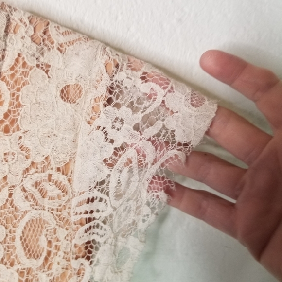Maeve Anthropologie katrine peplum lace top - Picture 7 of 10